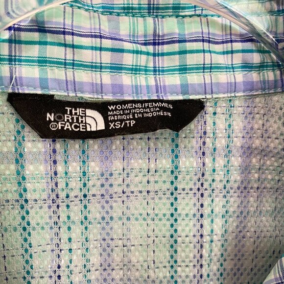 The North Face Taggart Shirt Women’s XS Plaid Short Sleeve Hiking - Picture 3 of 8